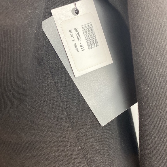 CLU Pleated organza-trimmed black stretch-jersey mini dress in size XS - Picture 8 of 15